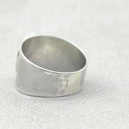 Spiral Ring, Band Ring, 925 Silver Ring, Handmade..
