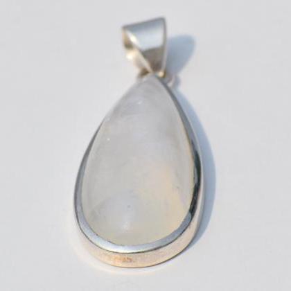 Natural Moonstone Pendant, Pear Shape Moonstone,..