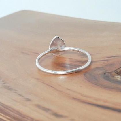 Marquis Ring, Rain Drop Ring, 925 Sterling Silver..
