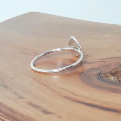 Marquis Ring, Rain Drop Ring, 925 Sterling Silver..