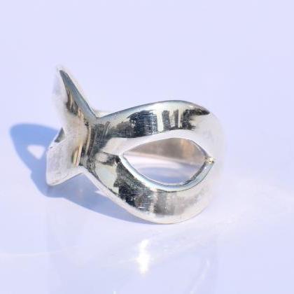 Silver Infinity Ring, 925 Sterling Silver Ring,..
