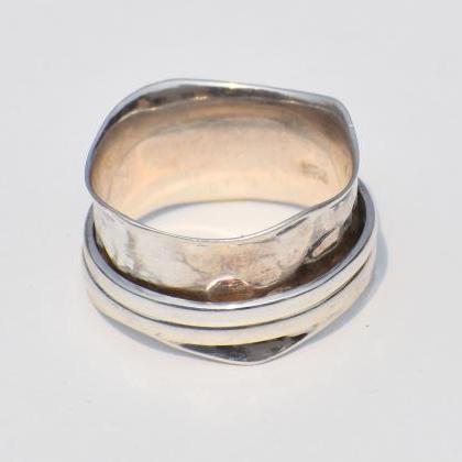 Spinner Ring, Sterling Silver Ring, Handmade..