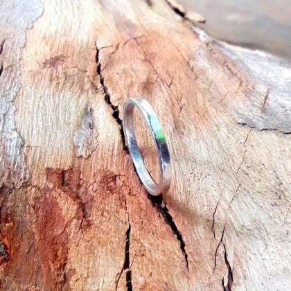 Hammered Ring, 925 Sterling Silver Ring, Handmade..