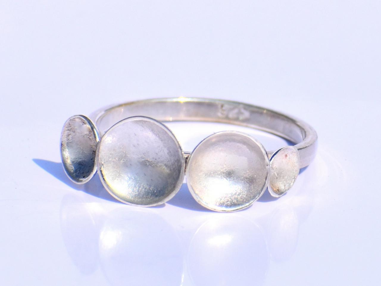 Silver Circle Ring, 925 Silver Ring, Handmade Ring, Dainty Ring, Bohemian Ring, Anniversary Gift, Stacking Ring, Boho Ring, Gift For Women