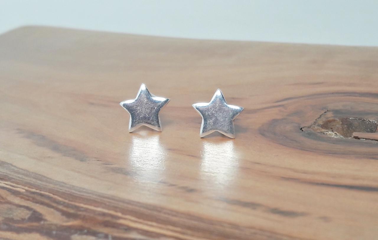 Star Shape Earring, Sterling Silver Ring, Earring Studs, Tiny Star Studs, Dainty Star Earrings, Minimal Studs, Handmade Jewelry, Women Studs